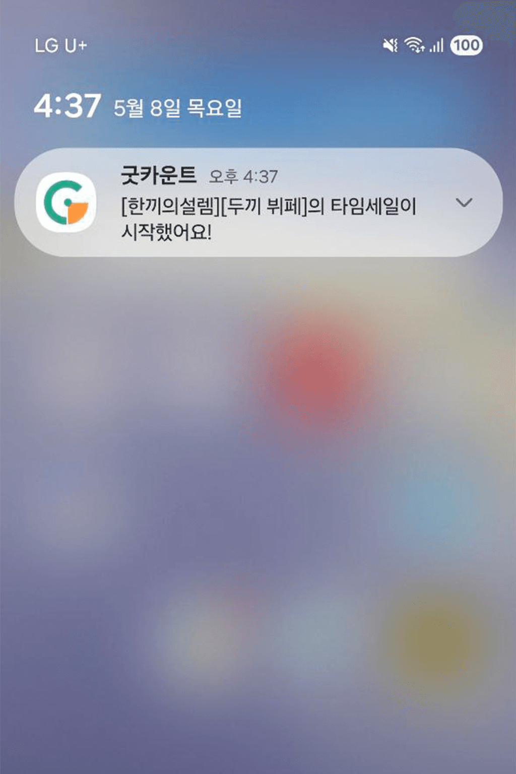 할인이 시작 알림